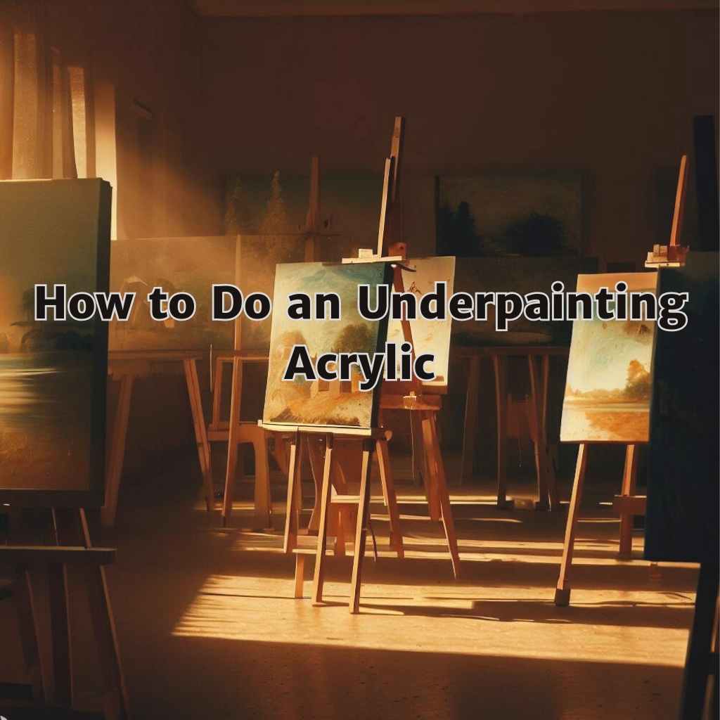 You are currently viewing Elevate Your Acrylic Art: How to Do an Underpainting Acrylic
