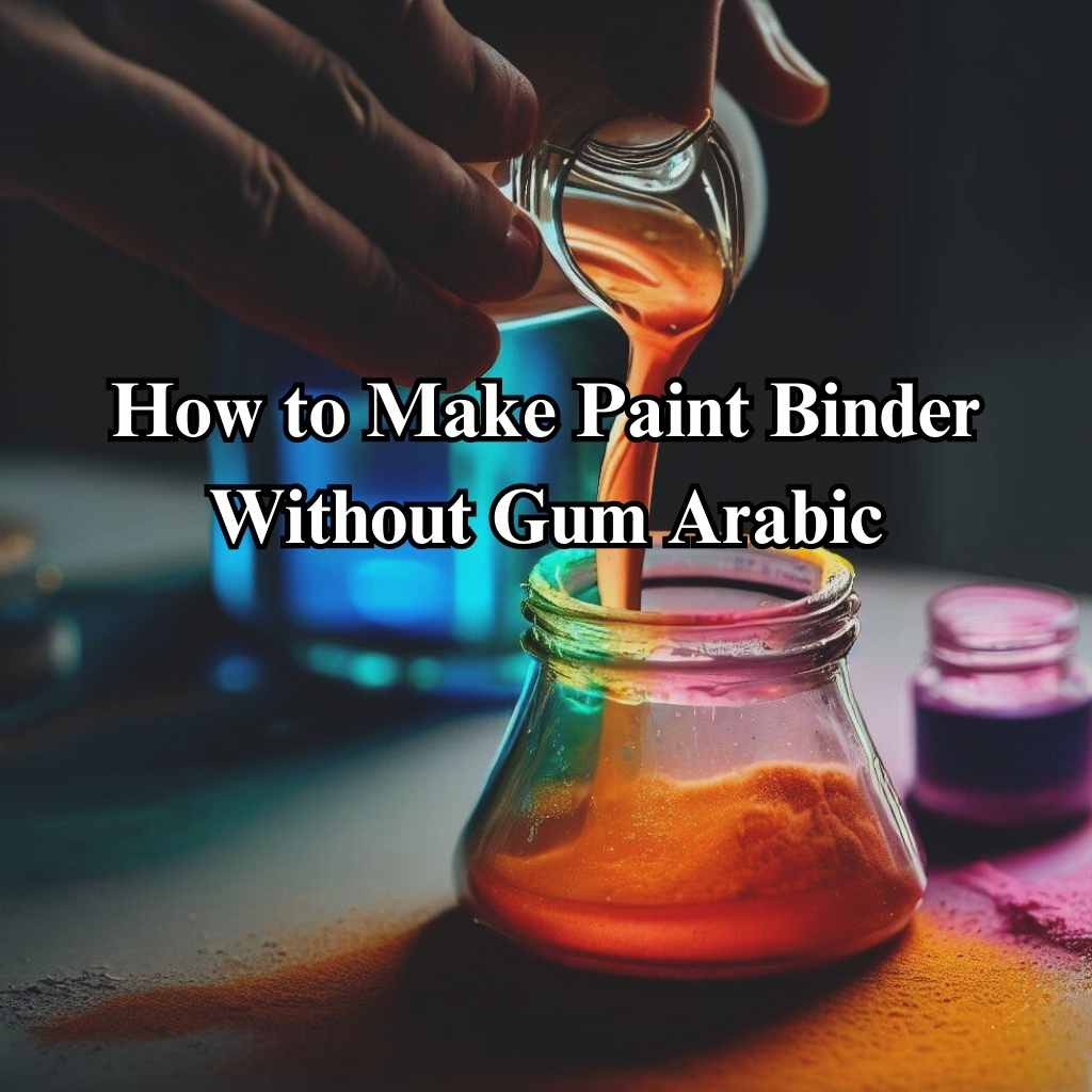 You are currently viewing Unlocking Artistic Freedom: How to Make a Paint Binder Without Gum Arabic