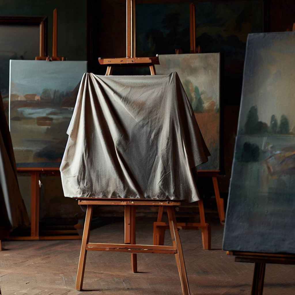 Reference image for oil painting covering with breathable soft cottom cloth