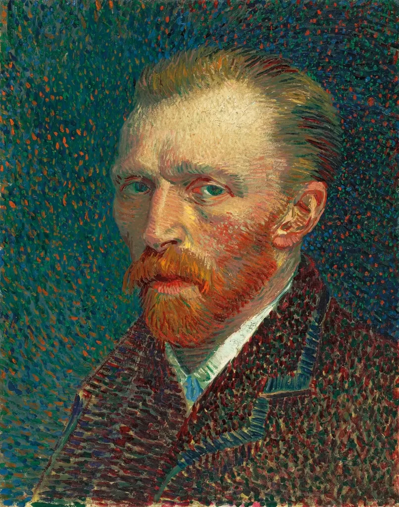 reference image for Self-Portrait-artist-panel-board-Vincent-van-Gogh