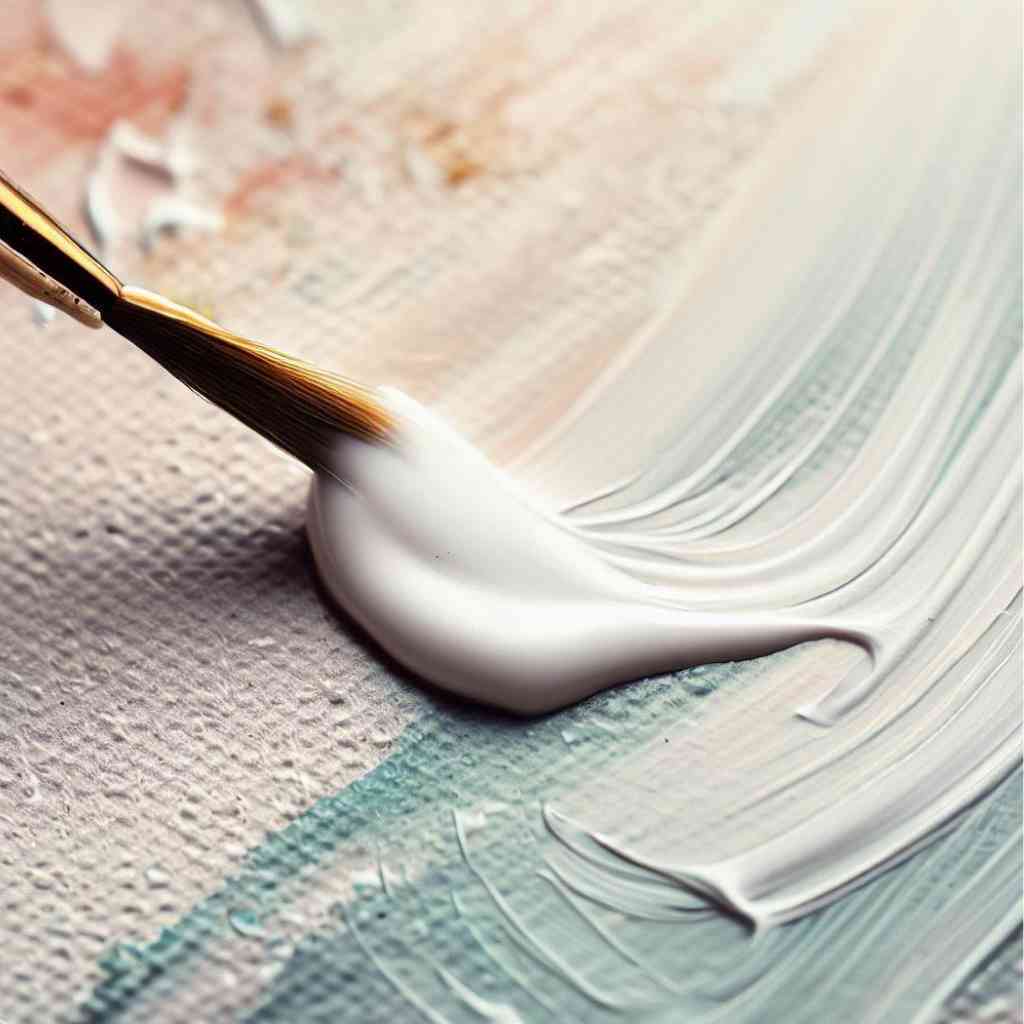Refrence image for chinese white paint pigment